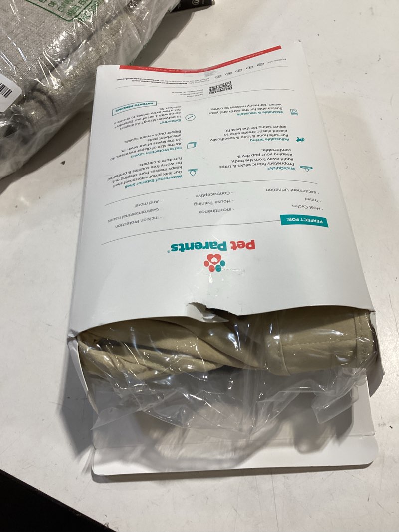 Condition photo showing Good Condition for pet parents® washable dog diapers (3pack) + extendrs® of durable doggie diapers, premium dog diapers female (x-large, spruce) spruce x-large (26-35")