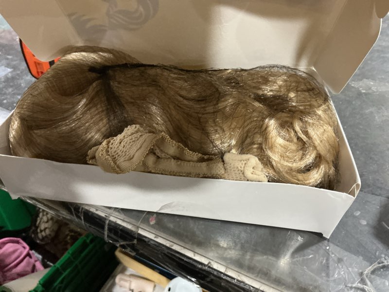 reewes long 1920s wig finger wave wig 613 curly short wig vintage wigs for women lady synthetic heat resistant full wigs cosplay costume fancy dress with wig cap (blonde) blonde(standard)