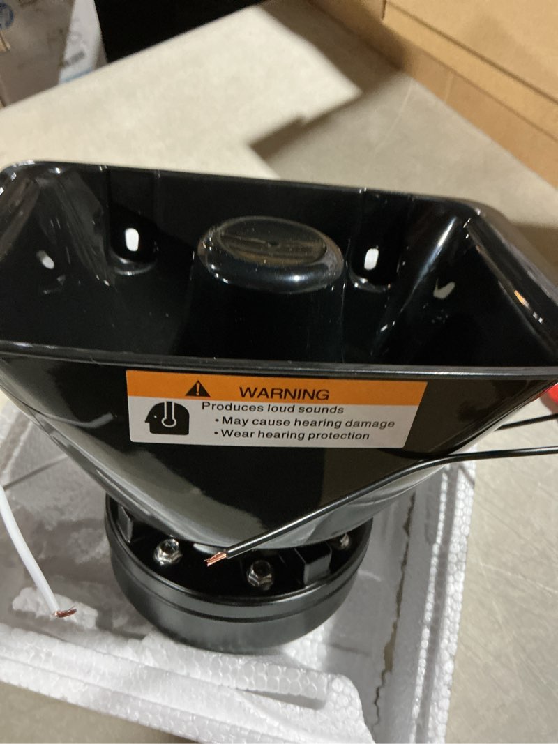 Condition photo showing Good Condition for 9 Tones 200W Emergency Warning Police Siren Speaker PA System Kit with Handheld Microphone & 2 Lights Control Switches for Firefighter Ambulance Vehicles Truck Car SUV ATV UTV