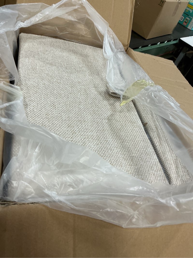 Condition photo showing Good Condition for Dog Ramp for Couch and Bed, Dog Stairs for Small Dogs and Cats, Foldable Pet Steps for Medium Senior Dogs and Puppy, Split Ottoman Design Pet Ramp (Apricot)