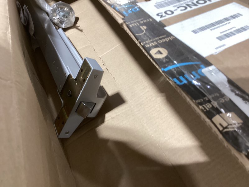 Condition photo showing As Is for FAHKNS Panic Bars for Exit Doors Hardware Push Bar Door Push Bar Device Lock Aluminum Emergency Accessories Alarmed Fireproof Commercial Exit Devices