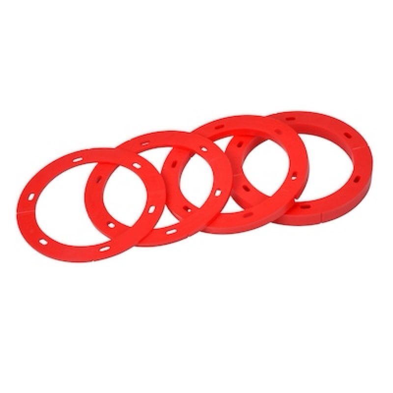 oatey set-rite 7.13-in red plastic toilet flange spacer