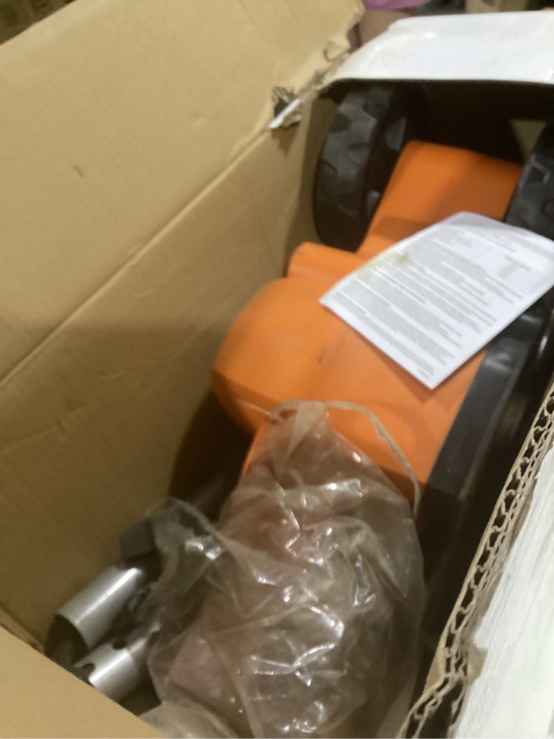 Condition photo showing As Is for worx 12 amp 7.5’’ electric lawn edger & trencher, corded, wg896