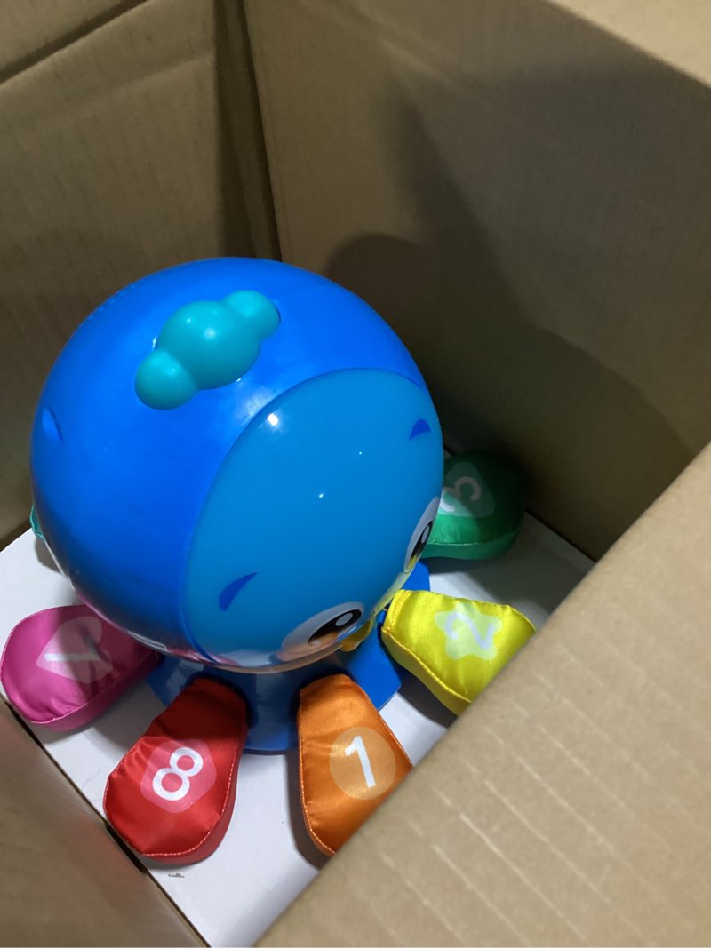 Condition photo showing New/Like New for baby einstein ocean explorers go opus go 4-in-1 crawl & chase activity learning toy, music and lights, ages 3 months to 5 years