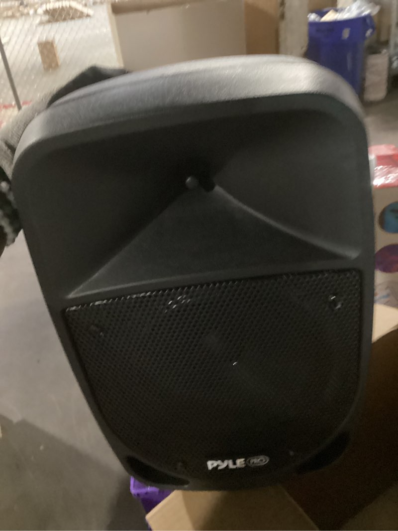 Condition photo showing New/Like New for pyle 800w portable bluetooth pa speaker - 8’’ subwoofer, led battery indicator lights w/ built-in rechargeable battery, mp3/usb/sd card reader, and uhf wireless microphone - pyle psbt85a,black