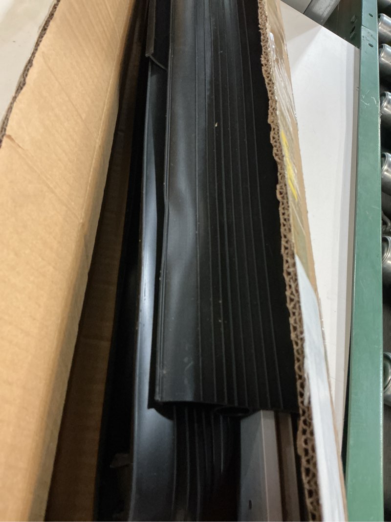Condition photo showing Good Condition for jin&bao garage door bottom seal with pre-drilled aluminum track retainer base kit, heavy duty u+o ring combination weather stripping seals (8ft) 8 feet