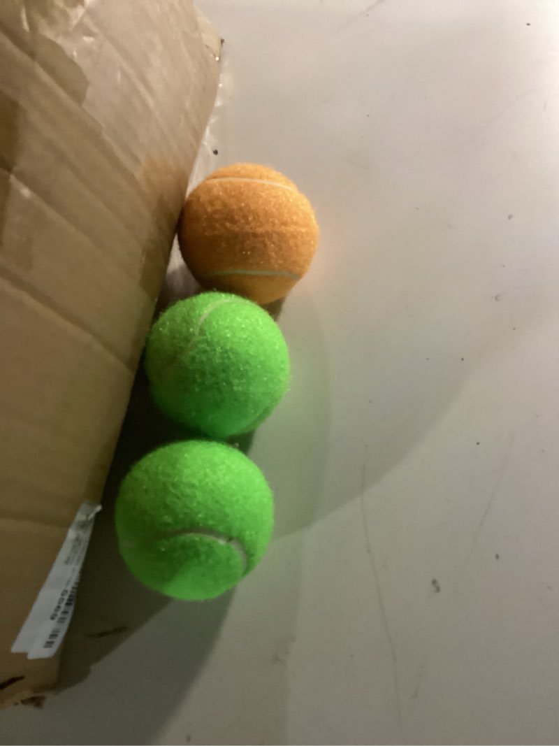 Condition photo showing Good Condition for Tennis Balls, 90 Pack Training Tennis Balls Bulk, High Elasticity Practice Tennis for Beginner, Exercise Playing Balls for Pet Dog Multicolour