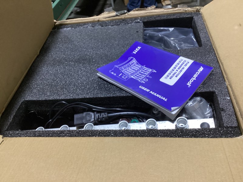 Condition photo showing Good Condition for MR CARTOOL V311 Fuel Injector Cleaner Machine, 6-Cylinder Heated Ultrasonic Cleaner Tester, 110V Automotive Fuel System Injection Cleaning Tester Kit with 7 Core Functions for Most Vehicles GDI V311