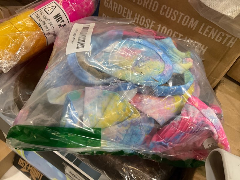 Condition photo showing As Is for Reusable Dog Diapers Female Washable, Premium Doggie Diaper for Dogs, Pack of 3, Highly Absorbent Small Dog Diaper for Heat, Incontinence and Puppy Training(S) Multi Color Tie-Dye Small