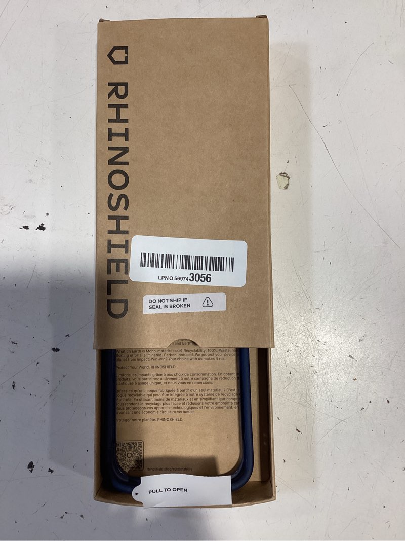 Condition photo showing Good Condition for rhinoshield phone case compatible with iphone air | mod nx - modular protective bumper case without backplate, slim design, shockproof with military grade drop protection - navy blue iphone air - without backplate navy blue