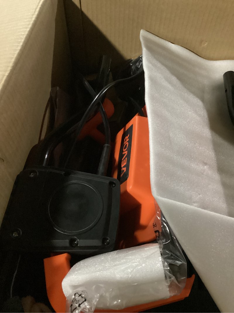 Condition photo showing New/Like New for VEVOR Electric Snow Blower, 20 inch 15A Corded Snow Thrower with Dual LED Headlights & 180° Rotating Chute, 25FT Throwing Distance, 12" Depth Clearing, Walk-Behind Snowblower for Driveway Sidewalk