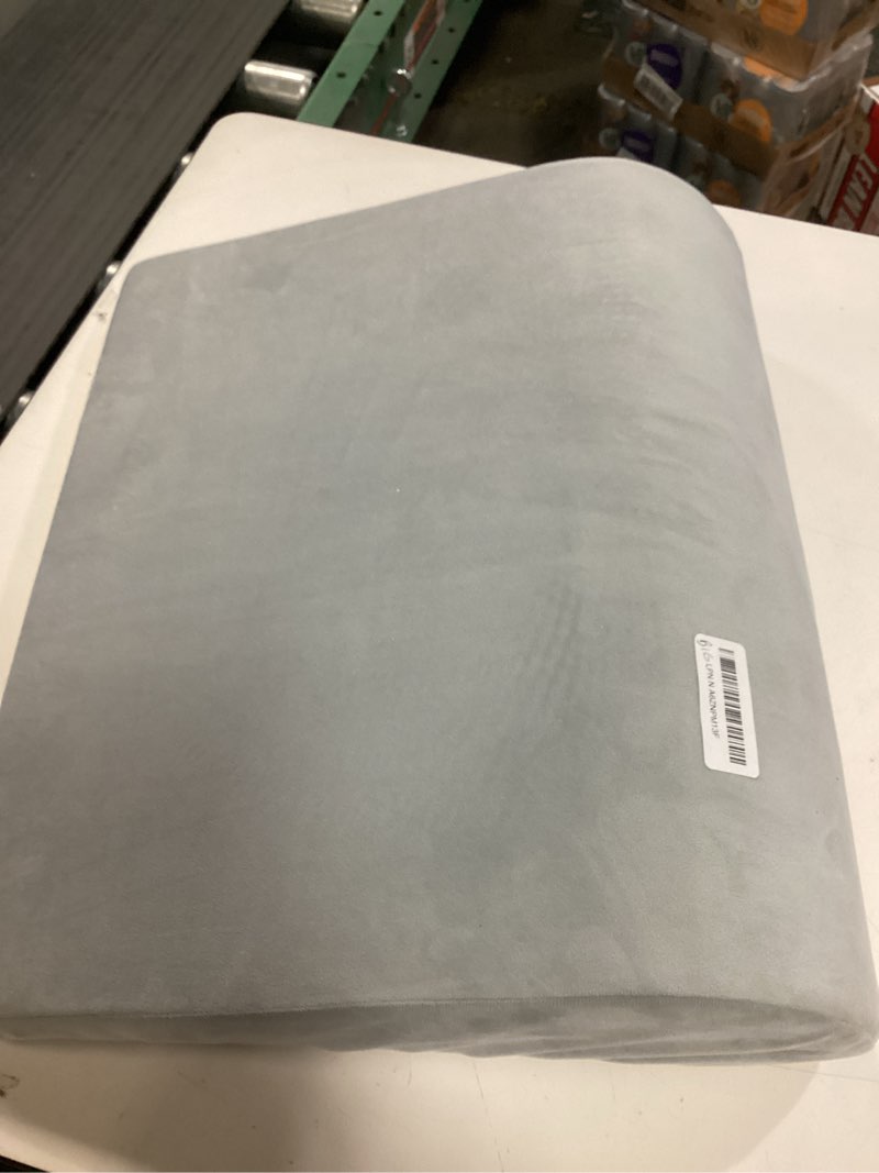 Condition photo showing Good Condition for Recliner Foot Rest Cushion, Extra Large Recliner Leg Pillow with 2 Adjustable Straps, for Bed, Chair Sofa Lumbar Support Foam Wedge Pillow (Grey)