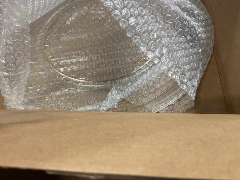 Condition photo showing Good Condition for microwave plate replacement 16 inch fits wb49x10189 ge fmicrowave glass plate - exactly replaces rotating microwave turntable plate - durable oven microwave tray dish for better reheating and cooking
