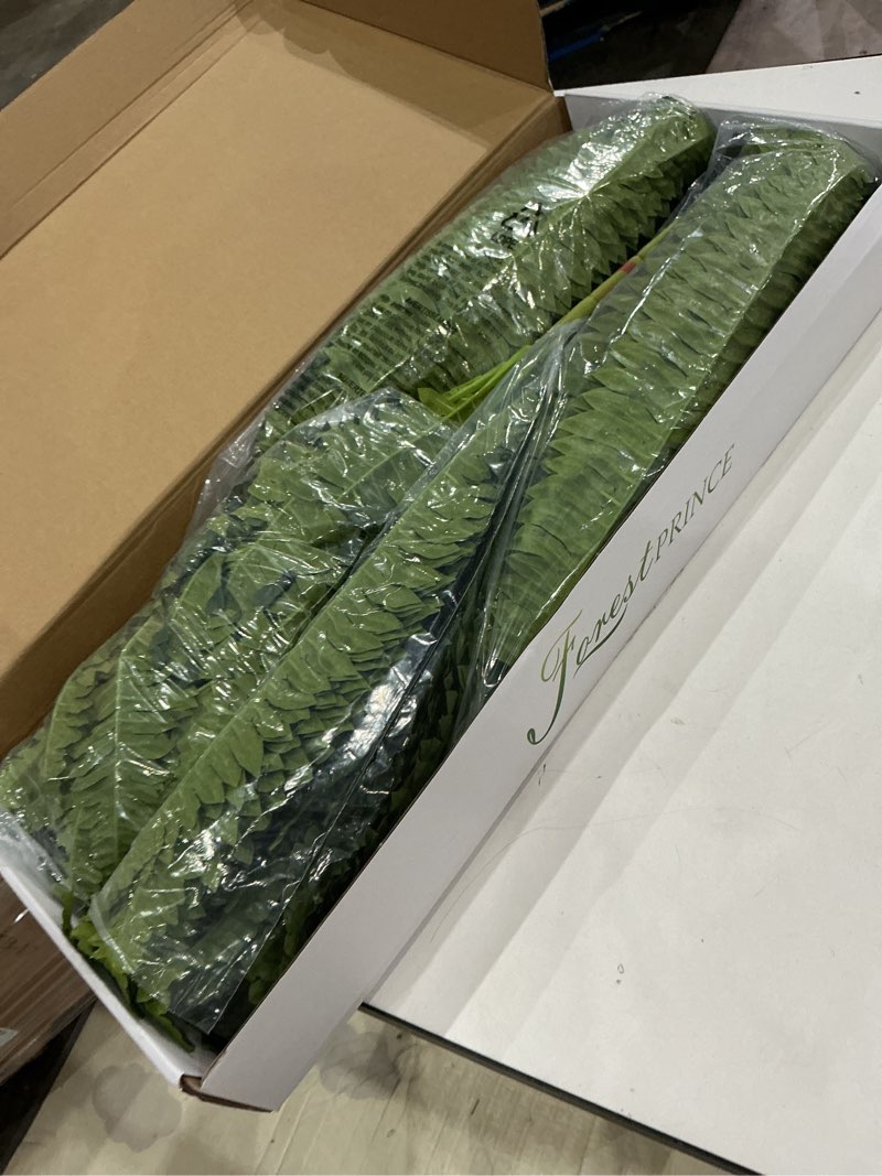 Condition photo showing Good Condition for 35" fake ferns, 4 large artificial bonston ferns bushes plants with 39 fronds for outdoors garden patio porch entrance low maintain home decor