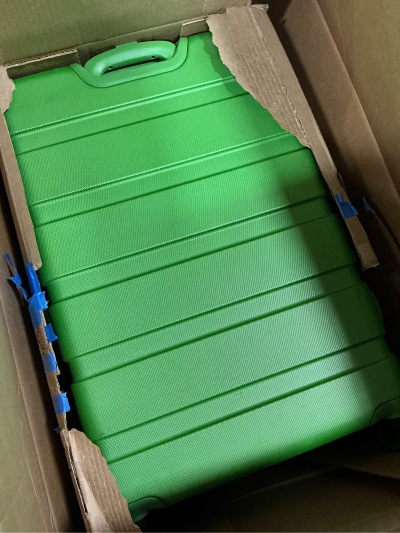 Condition photo showing Good Condition for SwissGear 7366 Signature Hardside Expandable Luggage with Spinner Wheels, TSA Lock, Green, Checked-Large 27-Inch