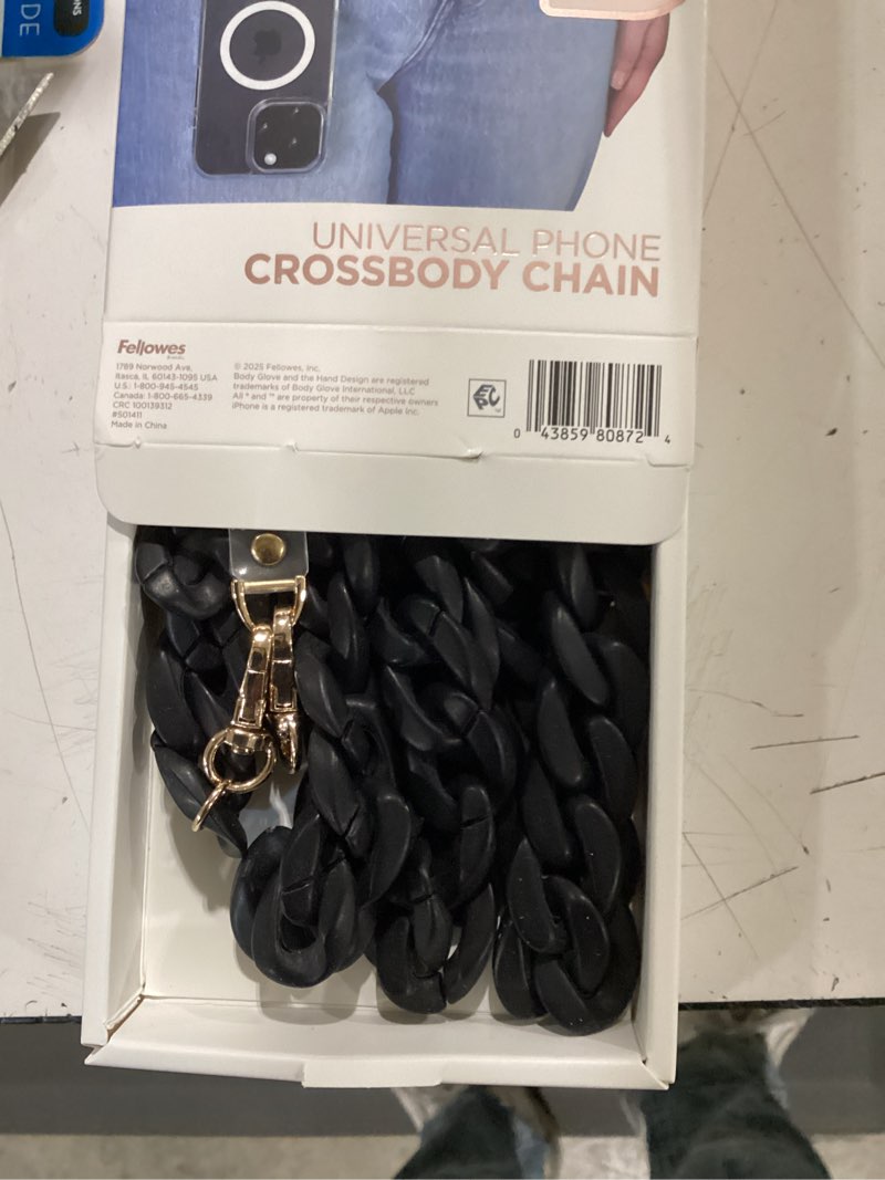 Condition photo showing Good Condition for karma by body glove universal crossbody phone chain - black