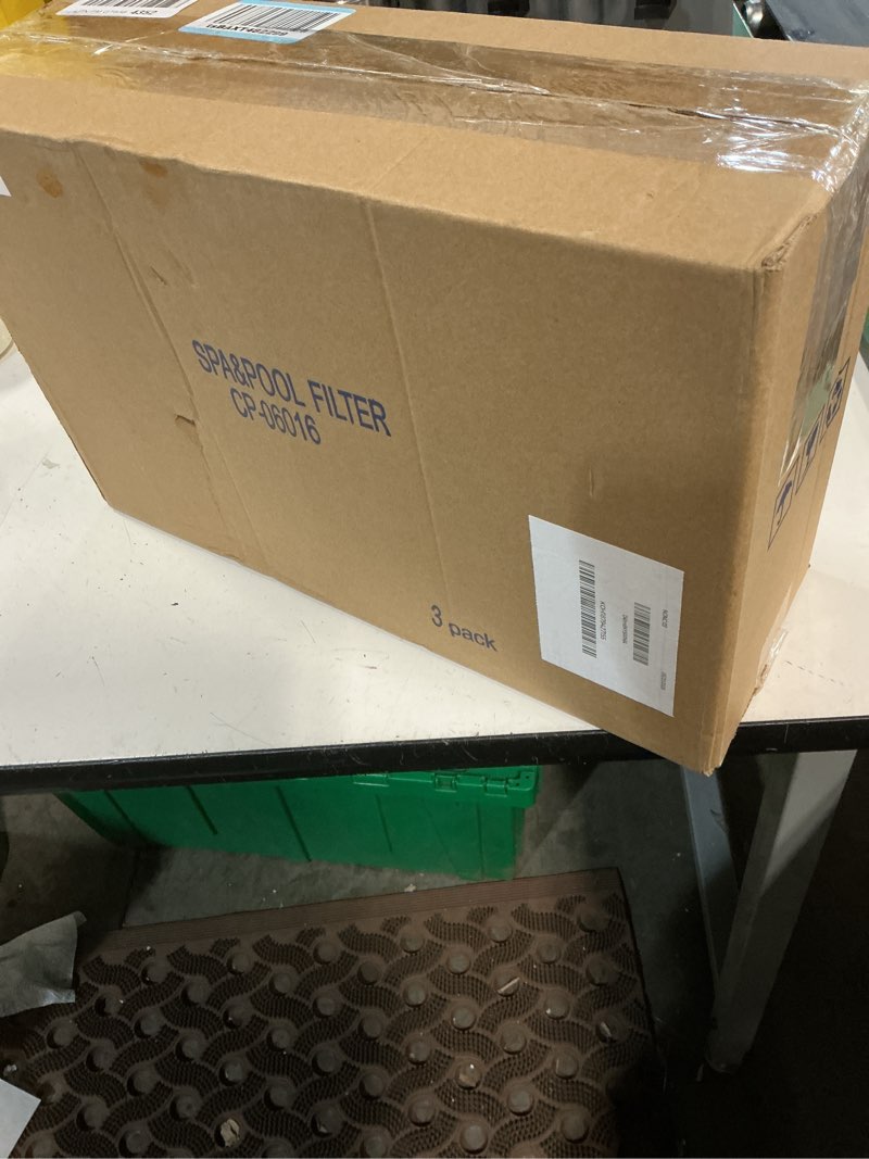 Condition photo showing New/Like New for cryspool® 06016 filter compatible with pwk30, c-6430, watkins 31489, fc-3915, p/n0969601, 71825, 73178, 73250, 30 sq. ft spa filter cartridge, 3 pack