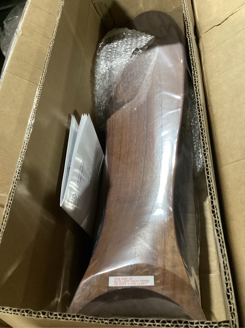 Condition photo showing Good Condition for 52" Ceiling Fans with Lights and Remote Control, Outdoor Ceiling Fan with Lights High CFM Quiet 3 Blade Wood Walnut Fan, Propeller Ceiling Fan for Outdoor/Indoor,Deep Walnut Dark Walnut 52 INCH