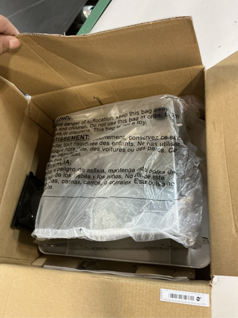 Condition photo showing As Is for utilitech 1.0-sone 50-cfm white bathroom fan (energy star certified)