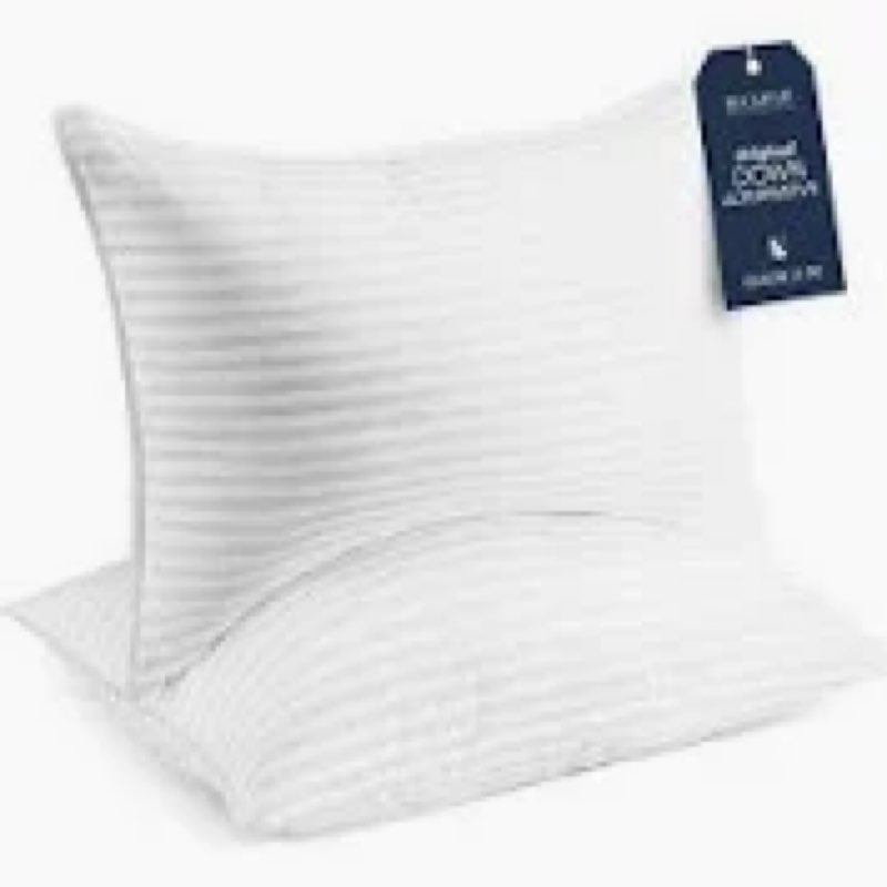 Beckham Hotel Collection Bed Pillows Standard/Queen Size Set of 2 - Original Soft Down Alternative P