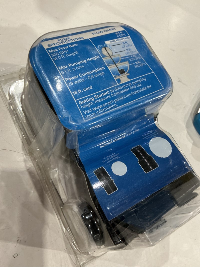 smartpond 300 -GPH Submersible Corded Electric Fountain Pump