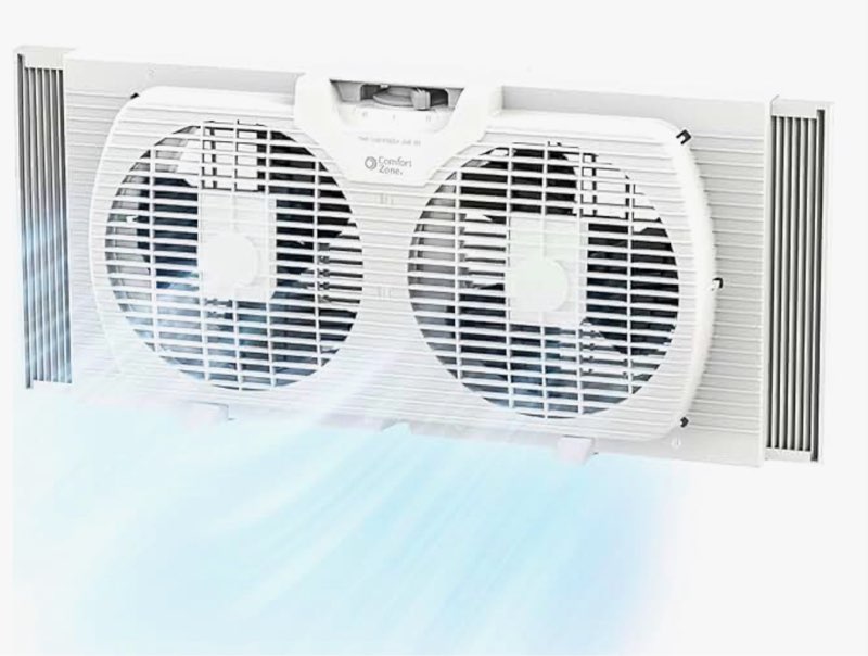 utilitech 9in reversible window fan