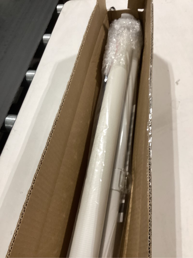 Condition photo showing Good Condition for lazblinds cordless french door blinds, no drill roll up zebra blinds for doors, light control day and night sheer shades for front door patio sidelight glass door, 14'' w x 40'' l, white white 14" w x 40" l(fabric: 12.2" x 40" )