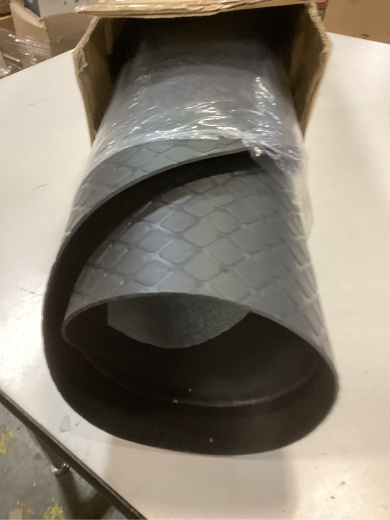 Condition photo showing Good Condition for OmySalon 3ft x 4ft x 1/2inch Thick Salon Mat for Hair Stylist Anti Fatigue, Barber Floor Mat with Round Base, Hairdress Standing Matt Beauty Spa Barbershop Hairdressing Equipment Semi-Circle 3'x4'x1/2''