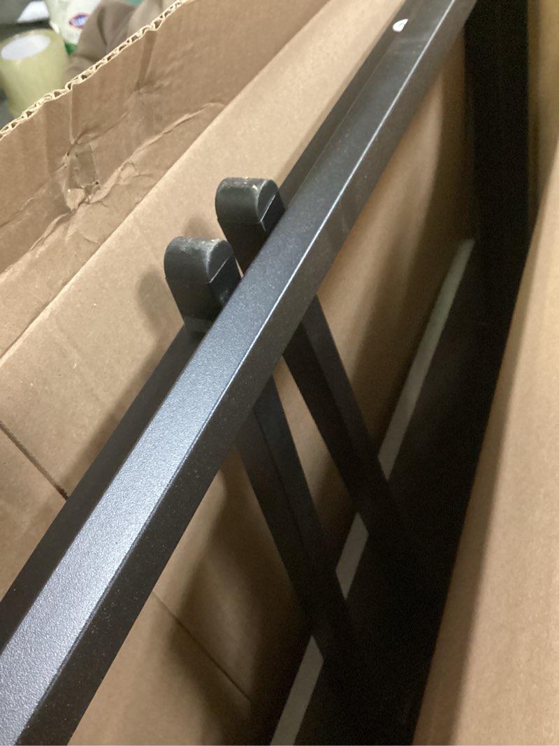 Condition photo showing As Is for WOHOMO Small Foldable Computer Desk Writing Study Desk Easy Assembly Space-Saving Foldable Laptop Table Writing Workstation for Home Office,Grey Small Size:31.5 x 15.7 Grey