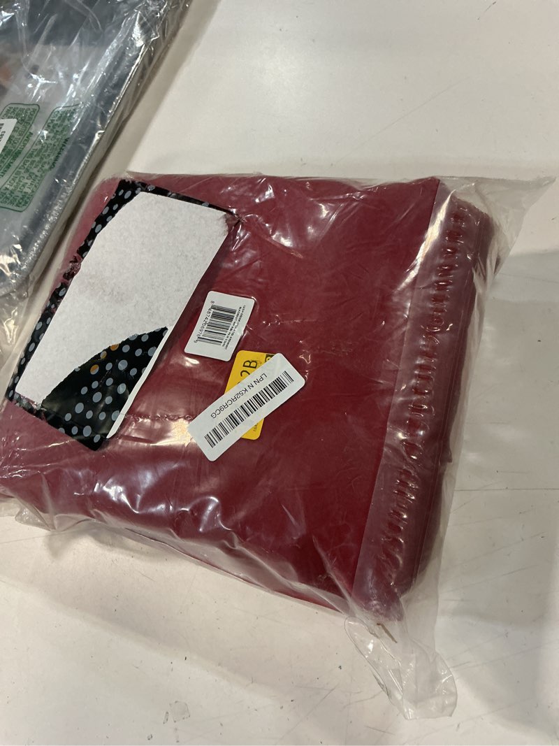 Condition photo showing New/Like New for lush decor insulated grommet blackout window curtain panels, pair, 52" w x 95" l, red - classic modern design - chic window decor - long curtains for living room, bedroom, or dining room 52"w x 95"l (pack of 2) red