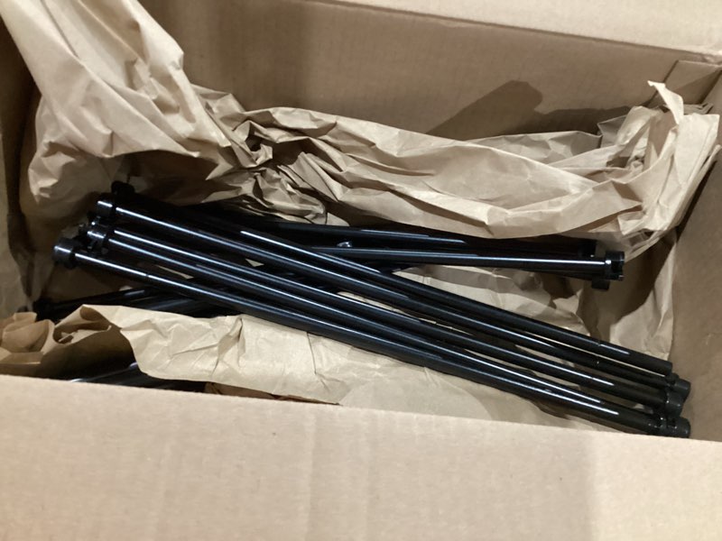 Condition photo showing As Is for Clothes Drying Rack Household Indoor, Foldable Drying Rack Clothing for Laundry - 40" x 28.8" x 14.2", Space Saving Indoor&Outdoor, Black-1pack Black 1