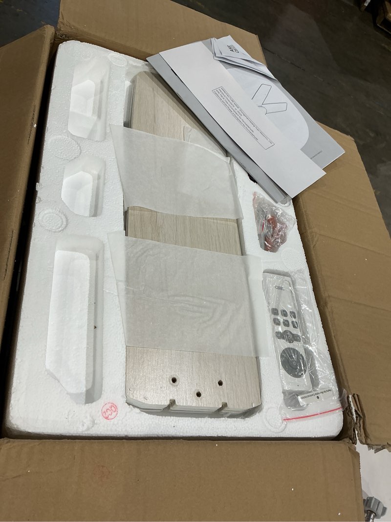 Condition photo showing Good Condition for dreo ceiling fans with lights, 12 speeds & 3 fan modes, quiet dc motor, low profile easy to install, flush mount smart ceiling fan with dimmable led, 12h timer for bedroom, remote, white, 44'' wifi white