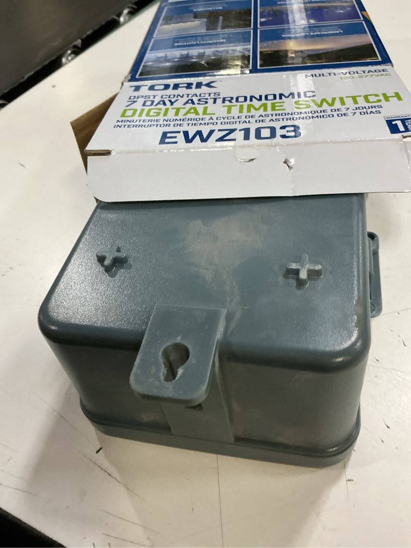 Condition photo showing As Is for tork timers in-wall countdown lighting timer