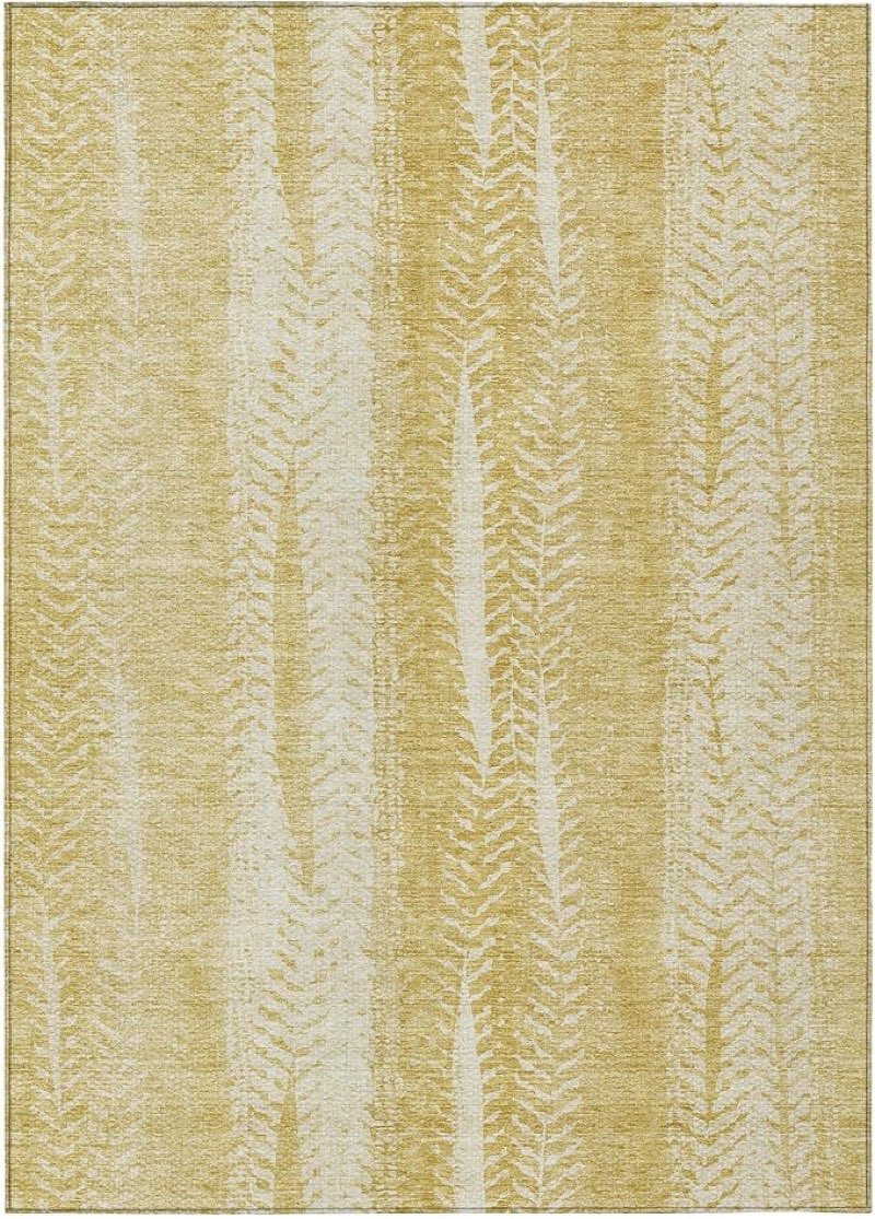 (Similar image) Addison Rugs Chantille ACN694 Gold 5' x 7'6" Indoor Outdoor Area Rug, Easy Clean, Machine Washable, Non Shedding, Bedroom, Entry, Living Room, Dining Room, Kitchen, Patio Rug