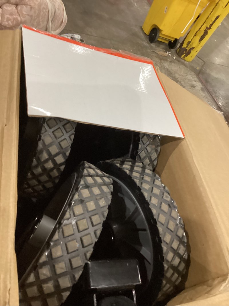 Condition photo showing As Is for ozark trail multi-purpose big bucket cart, black wagon