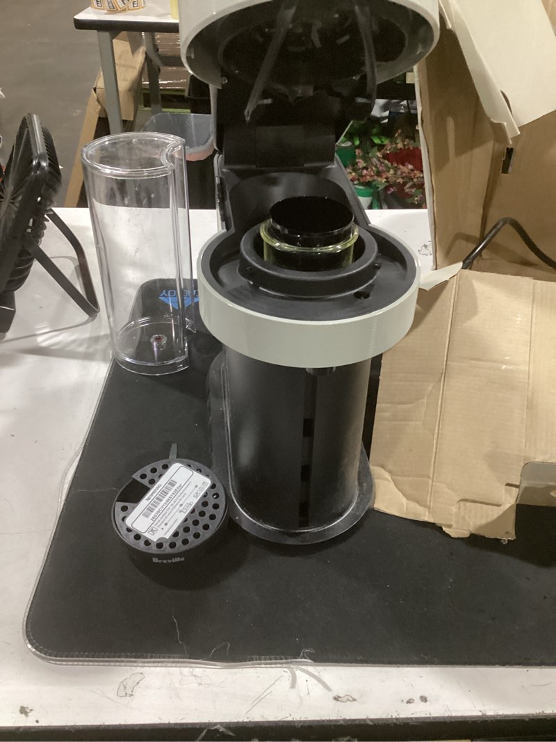 Condition photo showing Good Condition for nespresso vertuo next coffee and espresso maker by breville machine only gray