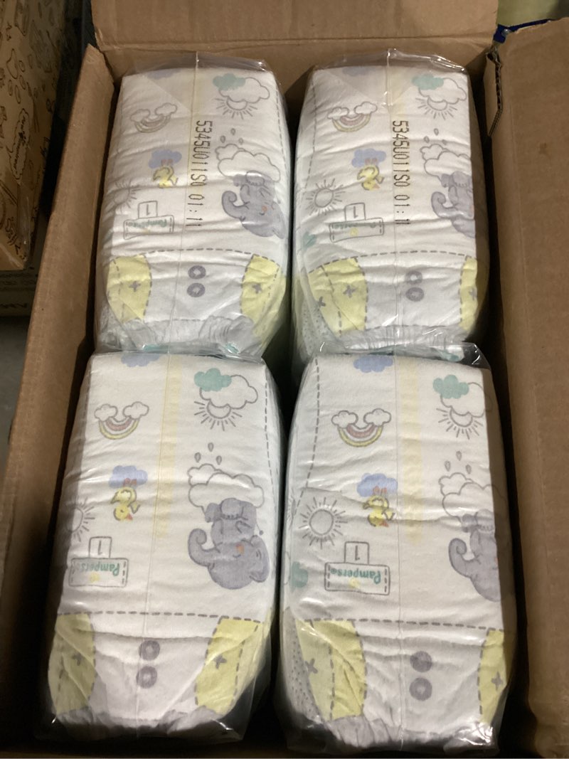 Condition photo showing New/Like New for Pampers Swaddlers Diapers, Size 1 (8-14 lbs), 96 Count, Absorbent, Keeps Baby Dry and Comfortable, Skin Safe Disposable Baby Diaper (Packaging May Vary) Size 1 96