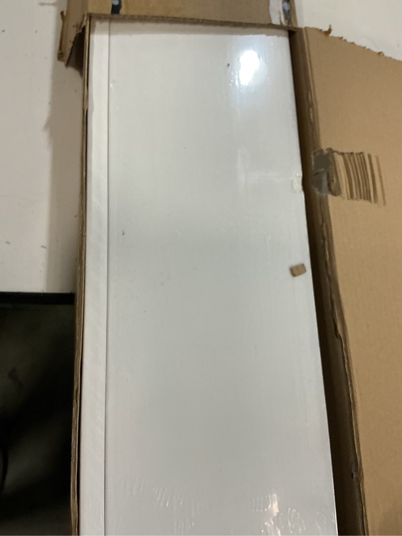 Condition photo showing New/Like New for azsky 48 inch picture ledge shelf floating shelves wall mounted set of 2 white white 48in set 2