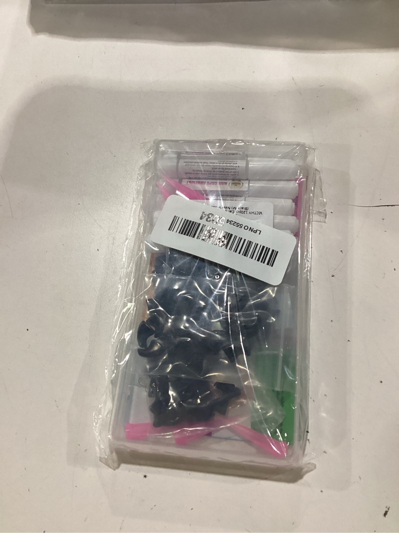 Condition photo showing As Is for victhy 140pcs (14 colors) cat nail caps, cat claw covers cat nail covers with adhesives and applicators (small)