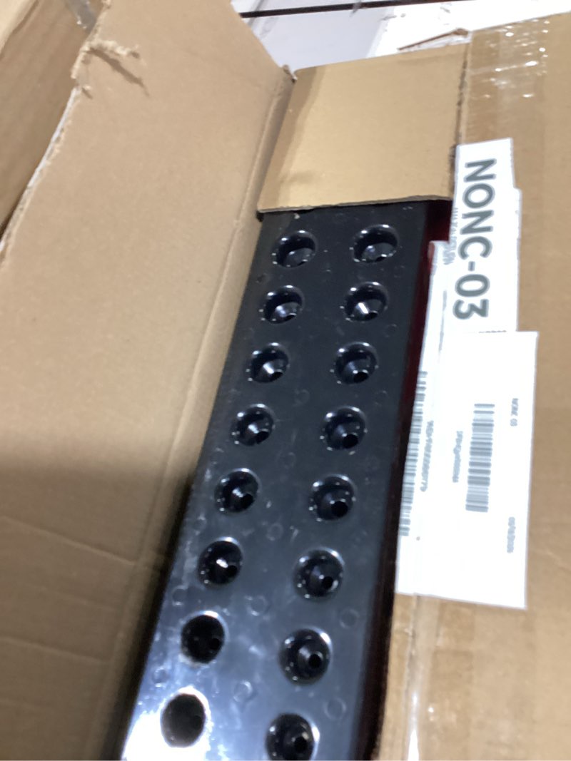 Condition photo showing New/Like New for aiuitio 6pcs socket organizer tray set, red sae & black metric socket storage trays, 1/4-inch, 3/8-inch & 1/2-inch drive deep and shallow socket holders for toolboxes