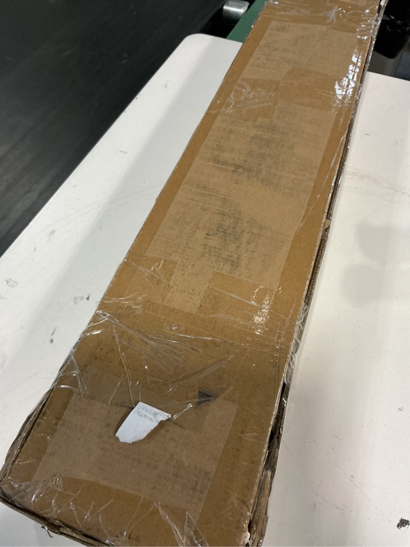 Condition photo showing Good Condition for smartstandard 60" bifold sliding barn door hardware kit, 5ft top mount bi-folding track kit for four 14" closet pantry laundry doors-smoothly and quietly, black [no door] 60'' track for 4 doors matte black