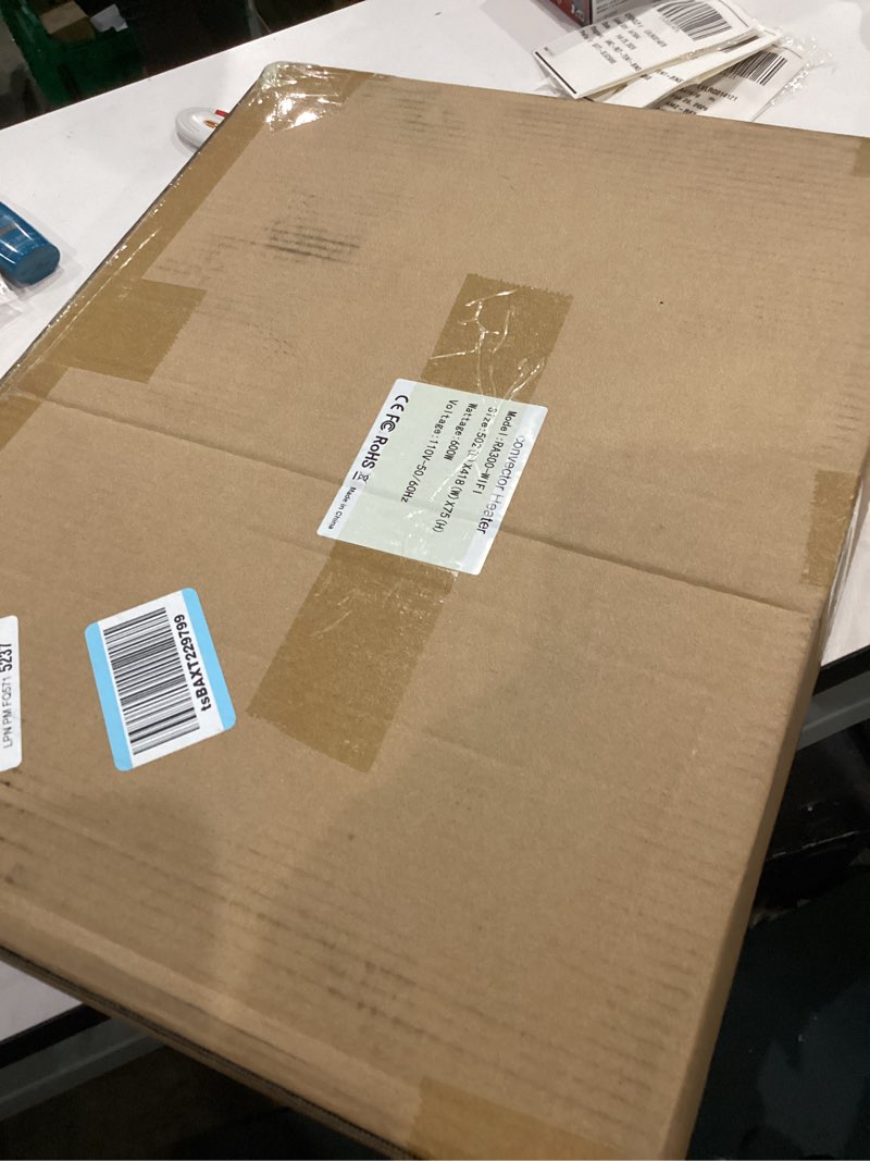 Condition photo showing Good Condition for Smart Convection Space Heater, Movable Floor Heater with Wall Mounted Kit for Indoor Use, 600W Energy Efficient Heaters, Remote/APP Control, Quiet Heaters for Bedroom, Office etc 600W with Bracket