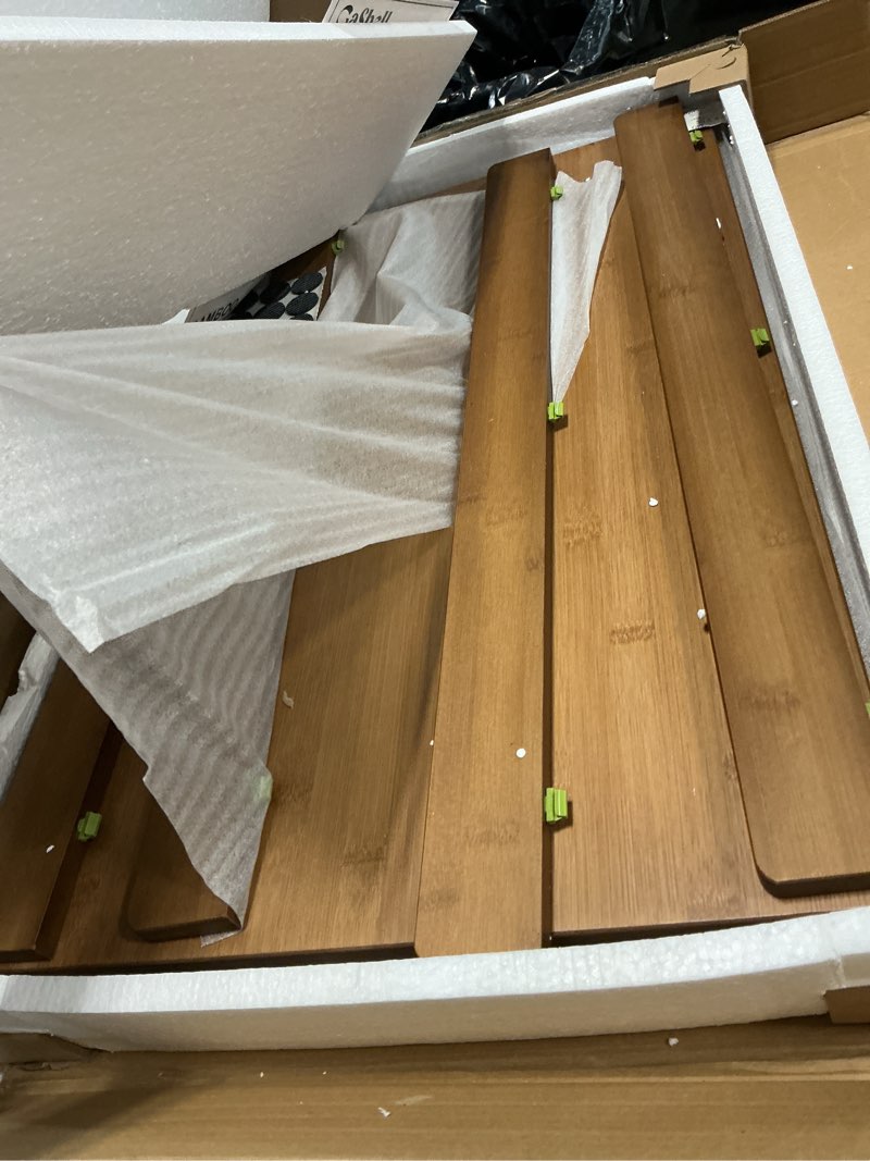 Condition photo showing Good Condition for wire shelf covers, bamboo wire rack covers for pantry, closet (4pcs, 24" w x 16" d) 24"w x 16"d 4