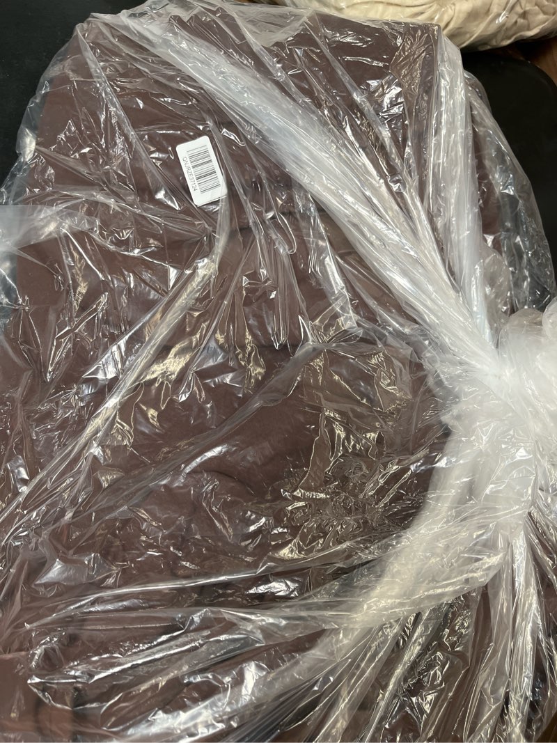 Condition photo showing Good Condition for organic brushed cotton duvet cover, king/cal king, espresso