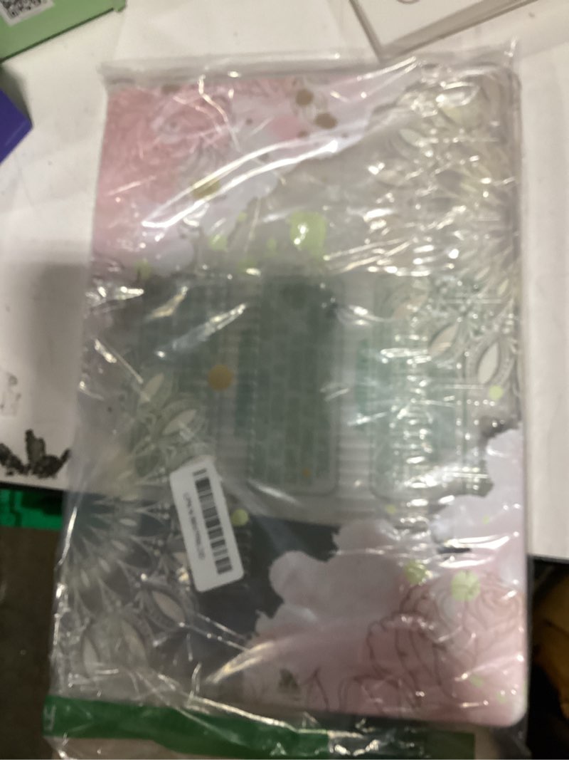 Condition photo showing New/Like New for MecBevia Compatible with MacBook Air 15 inch Case, M4 A3241/M3 A3114/M2 A2941 (Released 2025 to 2023), Hard Shell, Keyboard Cover, Screen Protector, Webcam Cover & Type-C Adapter, Vector Flower2