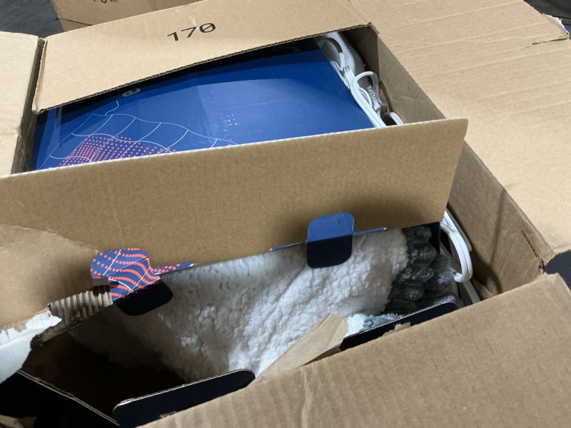 Condition photo showing As Is for Bedsure GentleSoft Electric Blanket Full Size - Soft Ribbed Flannel Heated Blanket with 6 Heat Levels, Heating with 10 Time Settings, 8 hrs Timer Auto Shut Off, Gifts for Grandma (72x84 inches, Grey) 01 - Grey Full