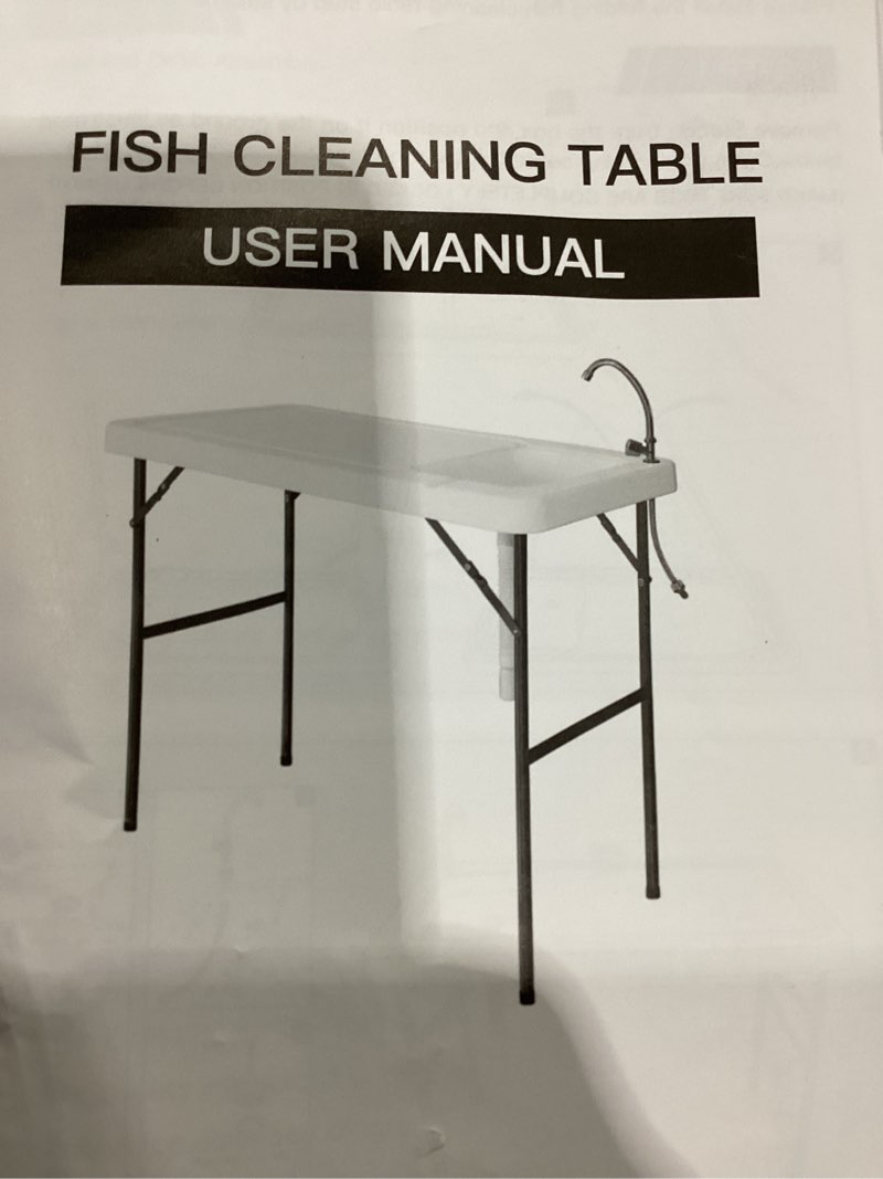 fish cleaning table 