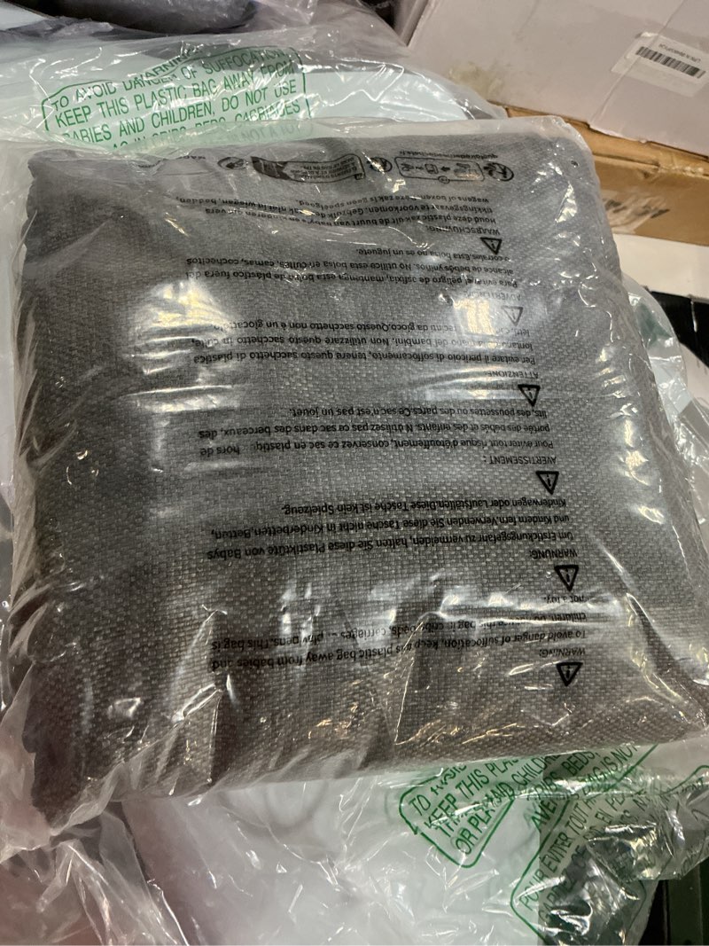 Condition photo showing Good Condition for H.VERSAILTEX Linen Blackout Curtain 96 Inches Long for Bedroom/Living Room Thermal Insulated Grommet Linen Curtain Drapes Primitive Textured Burlap Effect Window Drapes 1 Panel, Heather Charcoal Gray Heather Charcoal Gray 52"W x 96"L (Pack of 1)