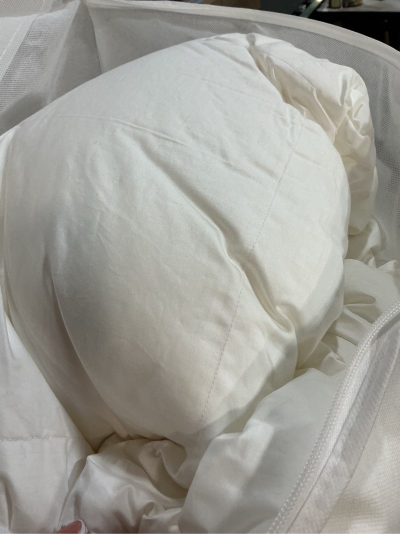 Condition photo showing Good Condition for premium down alternative comforter, full/queen, white