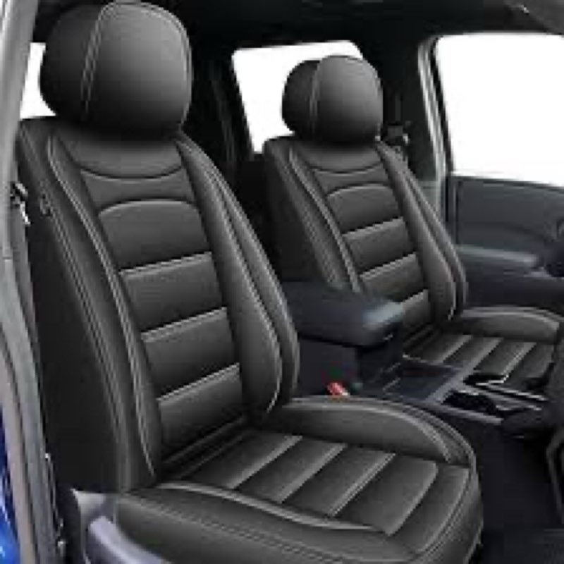 IKABEVEM Car Seat Covers Full Set Fit for Nissan Frontier 2007-2025 2026: 5 Seat Auto Interior Acces